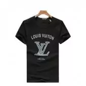 tee shirt louis vuitton monogram cotton classic lv black